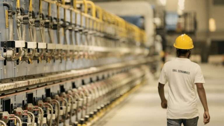 worker waring safety gear going to work place- dbl ceramic commercial